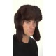 Sabalo kailio kepurė - rusiško modelio, tamsiai ruda